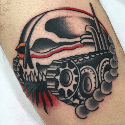 dirt bike sprocket tattoo