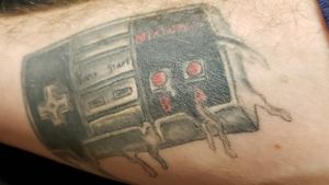 Nes melting. Drew this a few years ago, had it thrown on me last august.