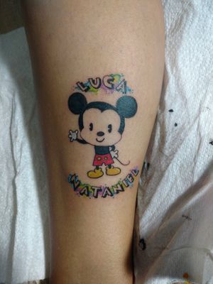 #MickeyMouse #tattoos #radiantcolors #jaser #tattoo #ink #MexicoCity 🇲🇽✌️