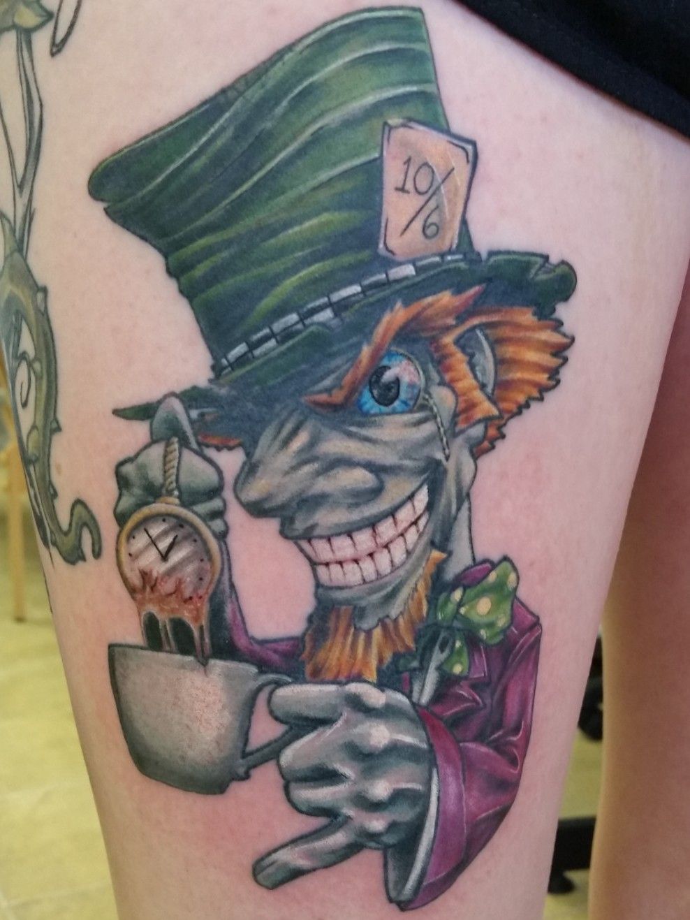 Tattoos mad pictures hatter with Alice