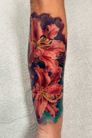 Lillies tattoo 