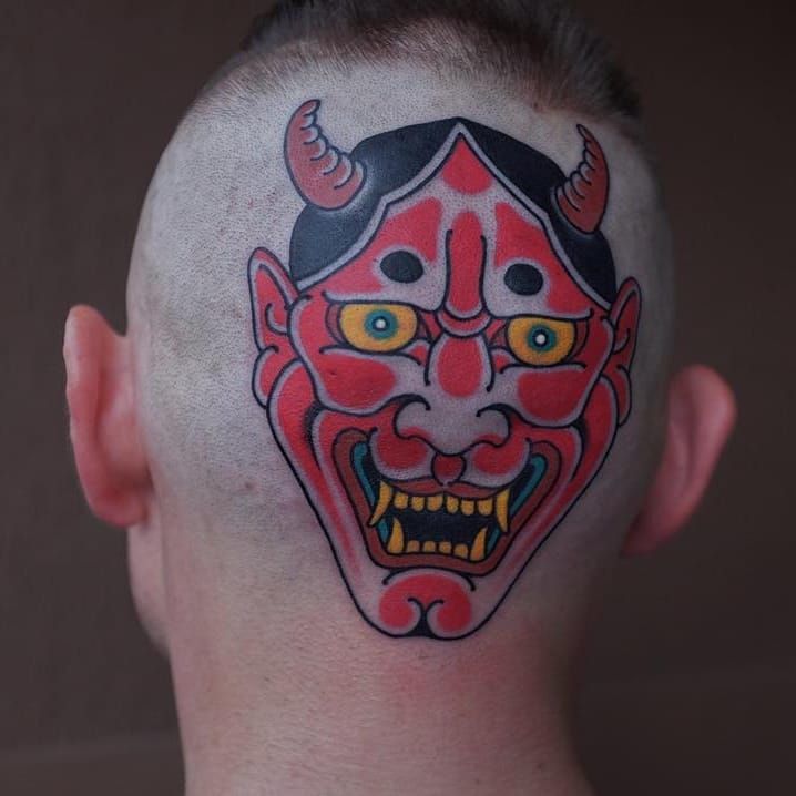 udtale aktivt Lav en snemand Japanese Hannya Mask Tattoos: Meaning & Designs • Tattoodo