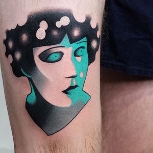 Tattoo by Aleksy Marcinow #AleksyMarcinow #favoritetattoos #favorite #color #portrait #abstract #ladyhead