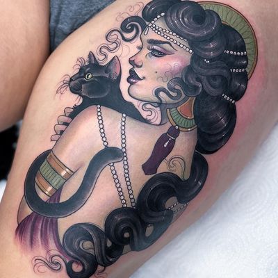 tattoos tattoodoambassador petportrait hannahflowers artnouveau