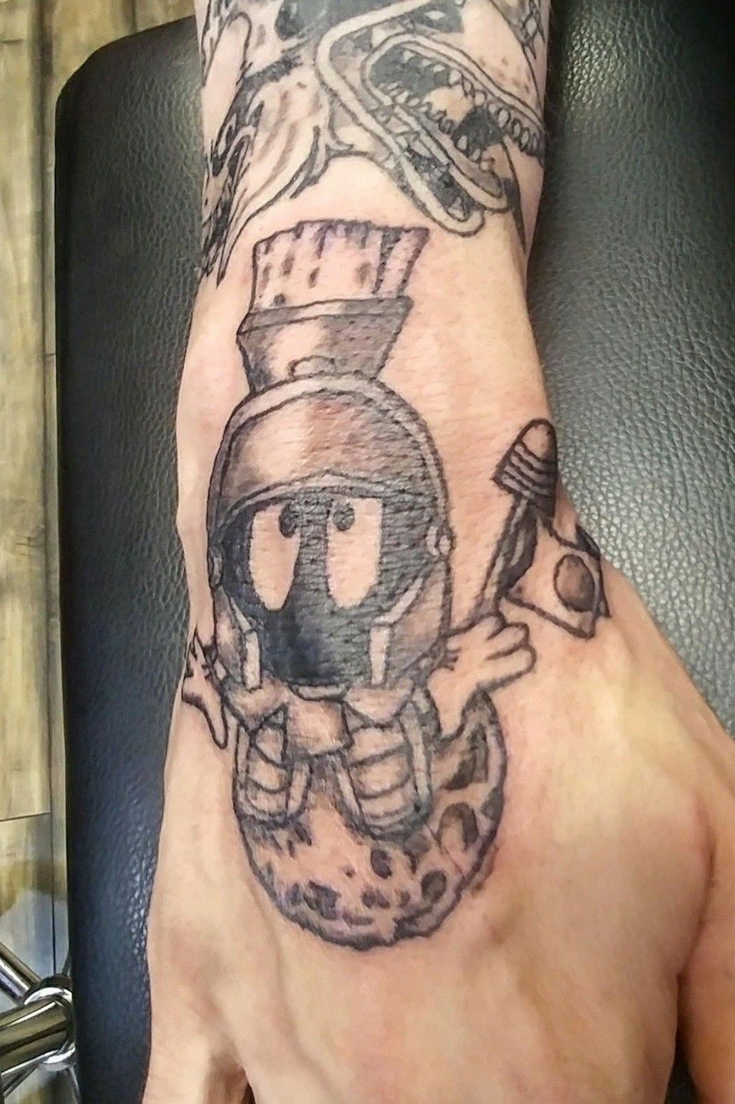 Tattoo uploaded by Evan FOX Murphy  Marvin the Martian  Tattoodo