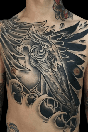 One of my favorites. Pelican on the chest. Totaly healed. 