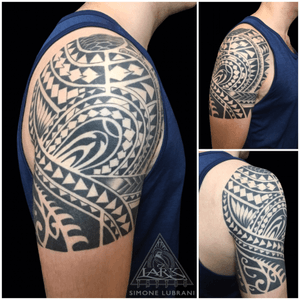 Tattoo by Lark Tattoo artist Simone Lubrani.More of Simone’s work: https://www.larktattoo.com/long-island-team-homepage/simone-lubrani/.. . . .#Polynesian #PolynesianTattoo #Tribal #TribalTattoo #Somoan #SomoanTattoo #Maori #MaoriTattoo #Bicep #BicepTattoo #HalfSleeve #HalfSleeveTattoo #tattoo #tattoos #tat #tats #tatts #tatted #tattedup #tattoist #tattooed #inked #inkedup #ink #tattoooftheday #amazingink #bodyart #larktattoo #larktattoos #larktattoowestbury #westbury #longisland #NY #NewYork #usa #art