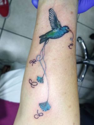 #tattoo #radiantcolorsink #hummingbird #colibri #piittattoo 