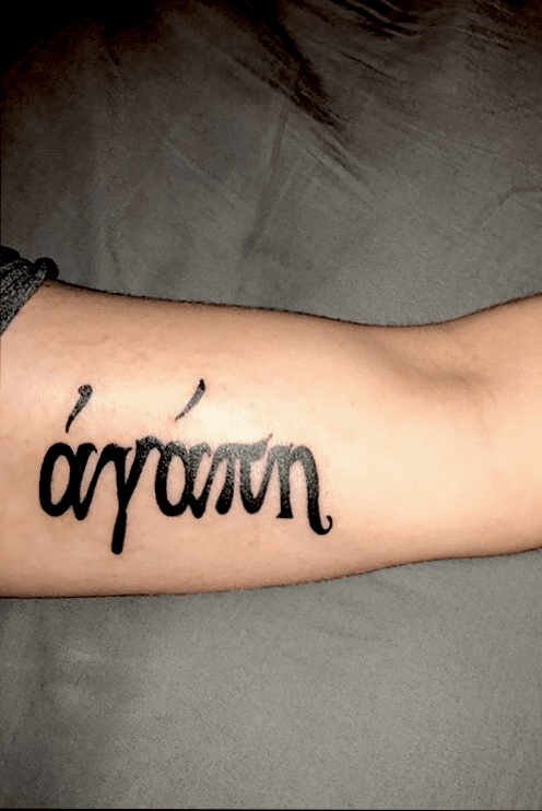 Agape Tattoos Meanings Symbolism and More