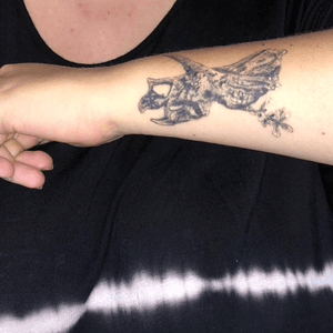 Triceratops tattoo 