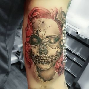Creepy chick ♡ #tattoo #tattoos #tattooed #tattooing #tattooer #tattooist #tattoolove #tattoolife #tattooartist #yyz