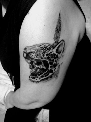 #tattoos #guerrero #jaguar #blackandgreytattoo #radiantcolors #jaser #tattoo #ink #MexicoCity.!!