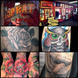 Top Hat Classic Tattoo Tattoos by Chad Clark @c.clarkart #capecoral #florida 