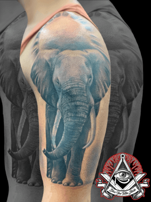 Elephant design๐๐๐For more information and appointments please feel free to contact us. 248/3 Phangmeung sai kor road ,Patong, Kathu, Phuket 83150 Tel. (+66)095-419 5636(+66)093-791 4653(+66)099-365-6643 for English speakerhttp://www.blessyoutattoostudio.com/https://www.facebook.com/pages/Bless-You-Tattoo-Studio/1283563375012418
