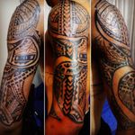 Hombro y brazo terminado espero sea de su agrado. #tattoolife #tattooBogotá #colombiaink #Maorí #blackwork #tinta&aguja