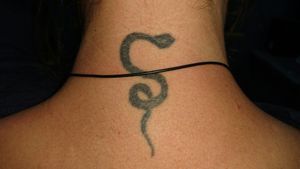 Tattoo nuque by Sriz'Arts tattoo, Troyes 10000 #serpent #nuque