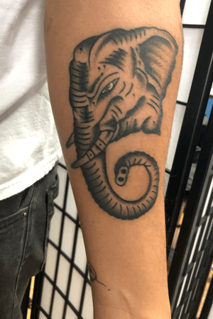 Healed forearm elephant. Made Winter 2018. New York City. 