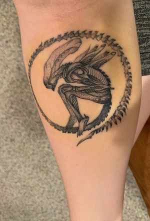 Xenomorph tattoo