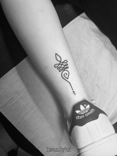#unalome #unalometattoo #blackwork #linework 