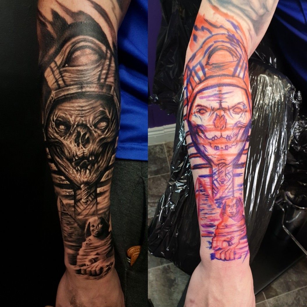 My 90s zombiegraveyard sleeve featuring some of my favorite memories By  Tony Touch at Infinite Art in Toledo Ohio  rtattoo