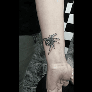 Tattoo spider 🕷 based Roma (Italy)                             📩 For info Tattoos & guest send me email giorgia.tattooist@hotmail.com or DM instagram : @jayeltattooartist   #tattooartist #tattooart #tattoo #blackwork #spidertattoo #blackworktattoo #italiantattooartist #romatattoo #Tattoodo #tattooitalia 