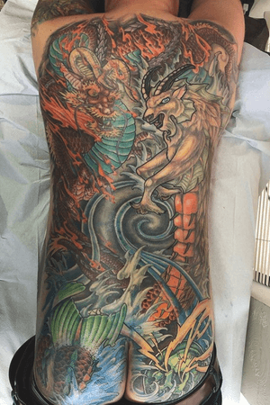  Back piece completed by Kenny Curtis 