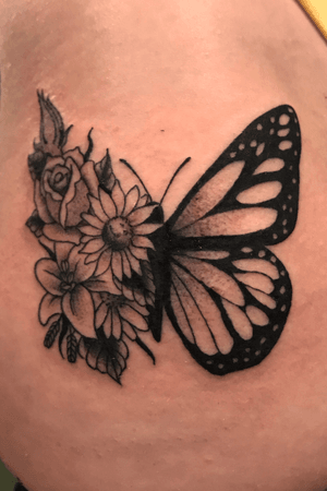 #tattoo #tattoos #tattooed #blackandgrey #blackandgreytattoo #butterfly 