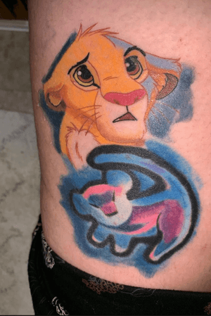 Healed lion king piece I started a few months back. Cant wait to add more to it. 