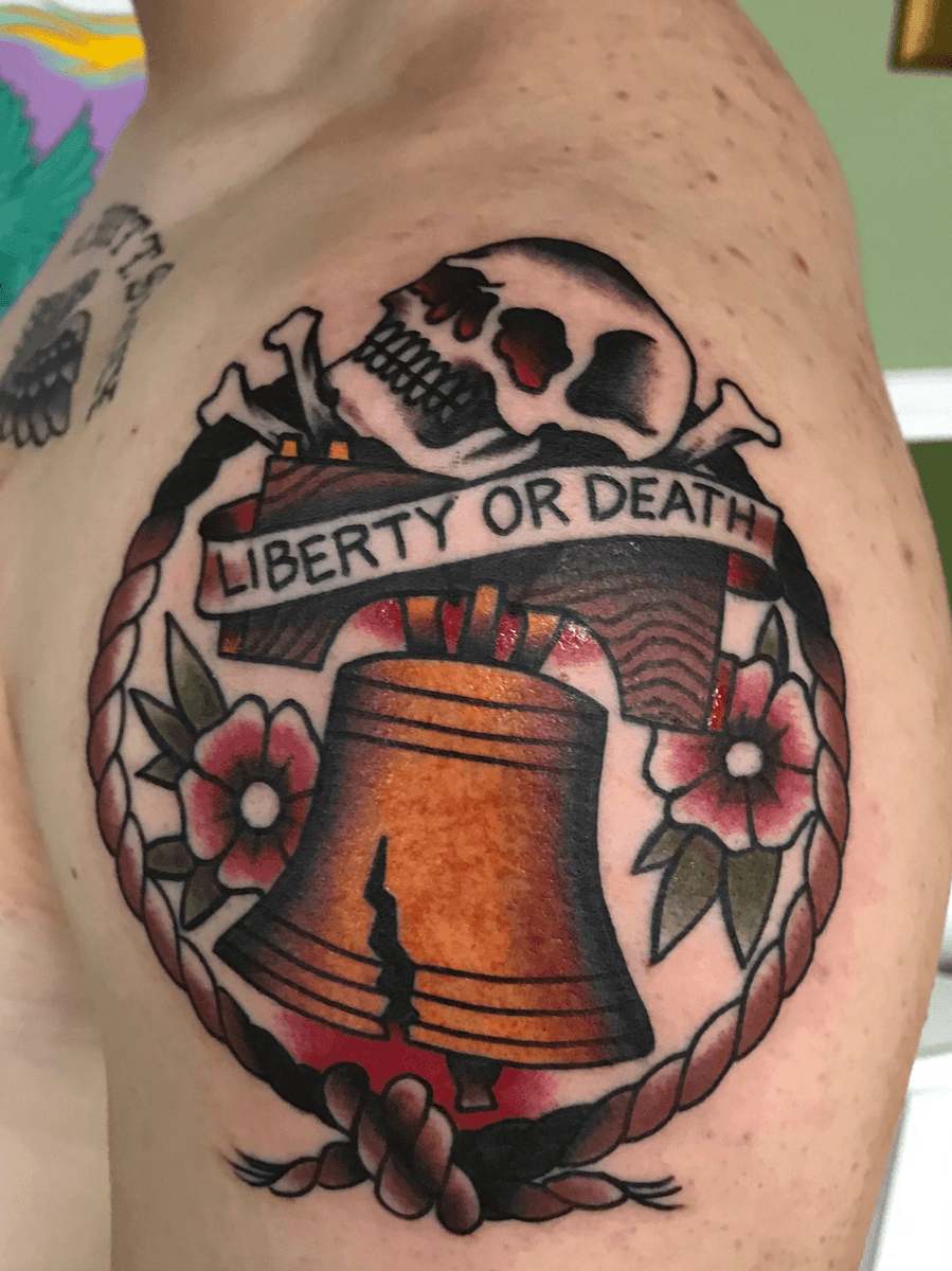 Tattoo uploaded by dwcwrestler18 • Liberty or death! • Tattoodo