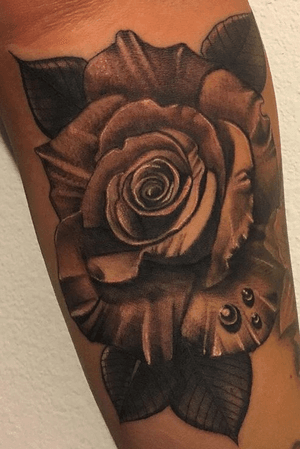 #rose #rosestattoo #tattoo #blackandgrey 