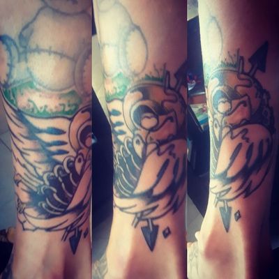 #sparrow #deadsparrow #legtattoo 