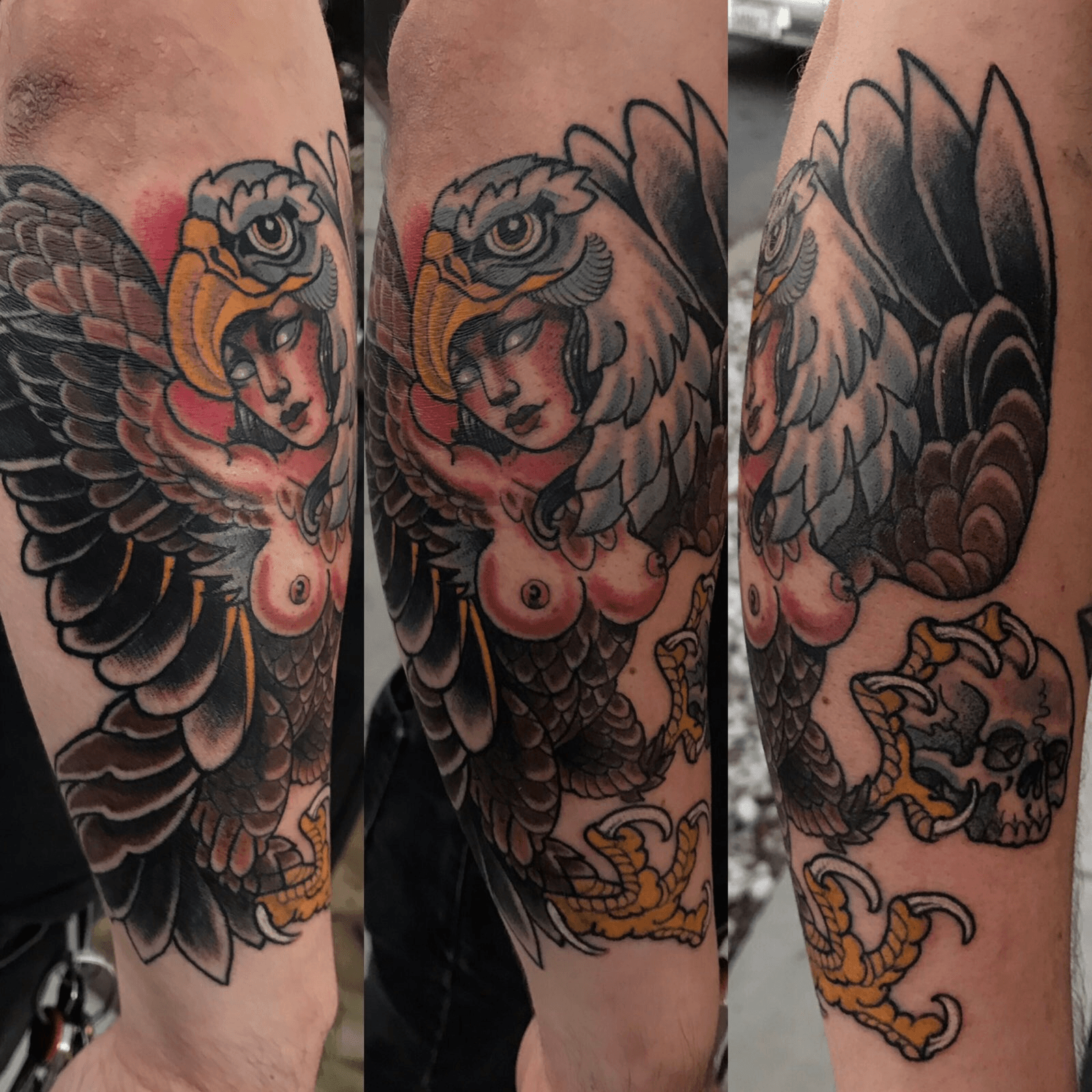 Harpy Eagle for Jared 🦅  Neo traditional tattoo, Traditional