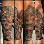 The completed forearm...