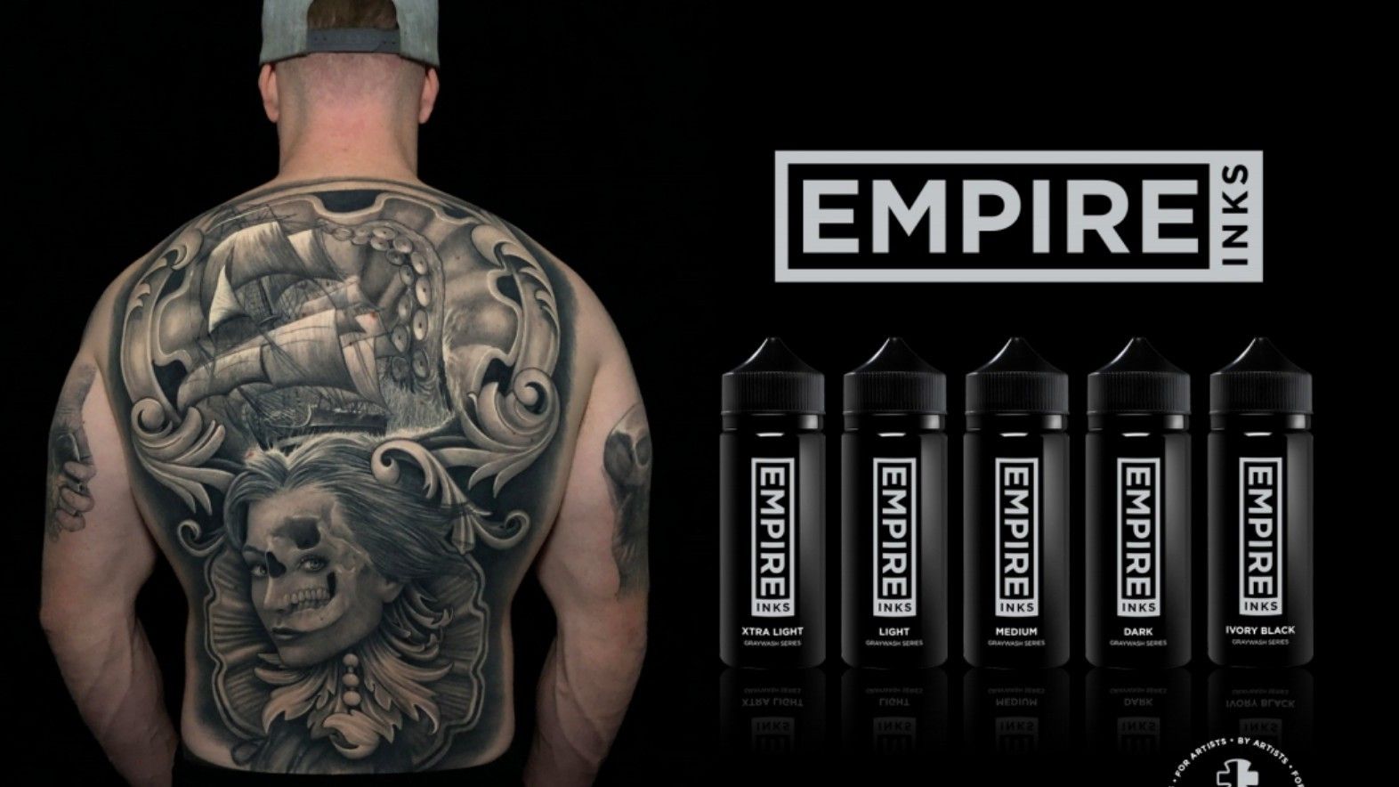 Empire Inks Graywash Series  4Stage Graywash Set  2oz Bottles  Painful  Pleasures