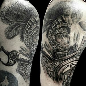 Escudo Gimnasia y Esgrima de La Plata tattoo