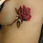 Side boob/rib rose