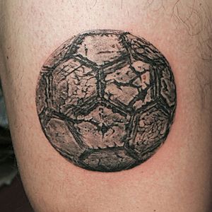 Soccer ball tattoo