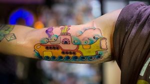 Yellow submarine #yellowsubmarine#yellowsubmarinetattoo#thebeatles#watercolor#paulmccartney#jhonlennon#colortattoo#submarinoamarillo#ink#tattoo#tattoos#beatles#beatleslove#beatlesmania#cuenca#topotattoocuenca