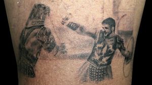 Gladiator tattoo (in progress)