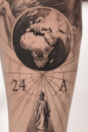 Looking for the earth design on my forearm