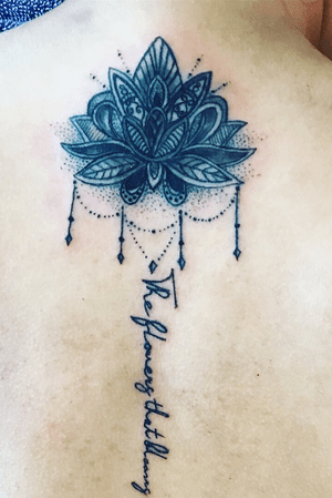 “The flowers that blooms in adversity is the most rare and beautiful  of all” #lotustattoo 