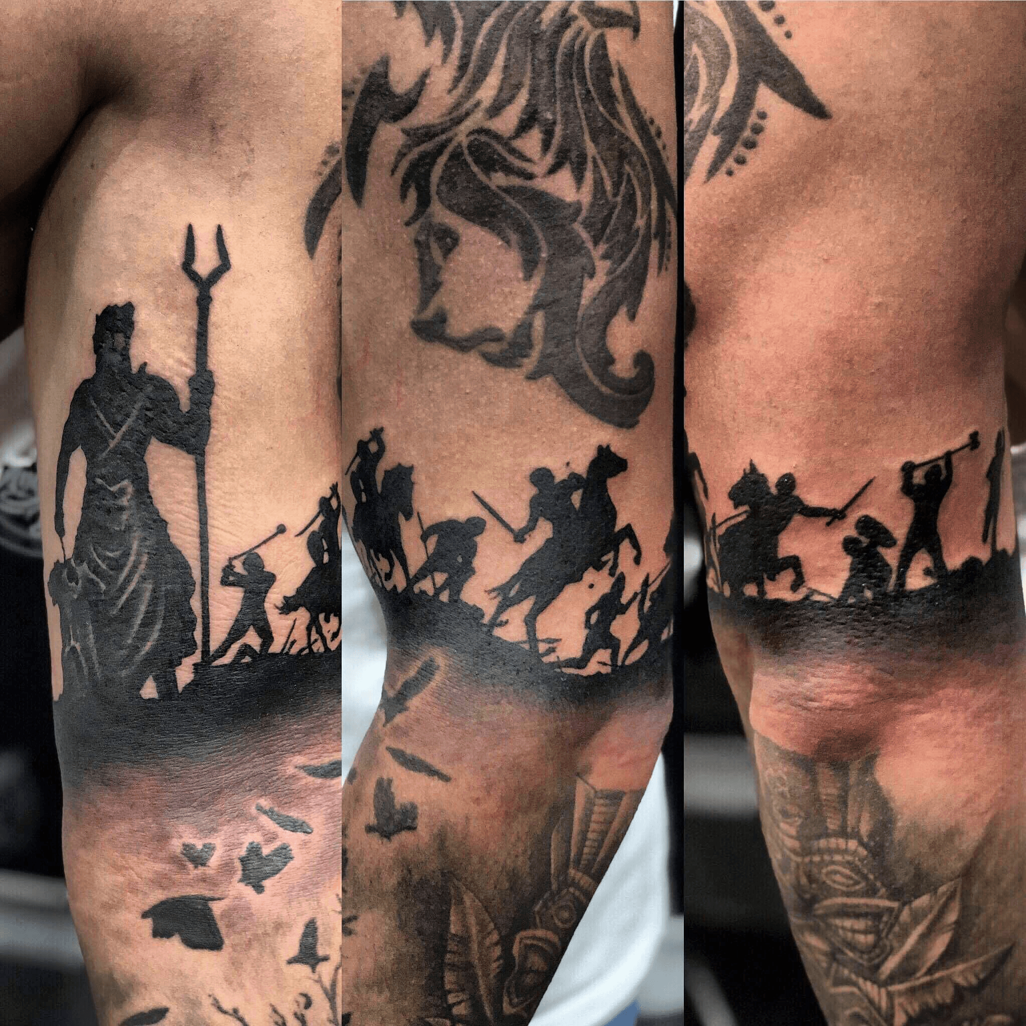 battle cross by Mathew Hays TattooNOW