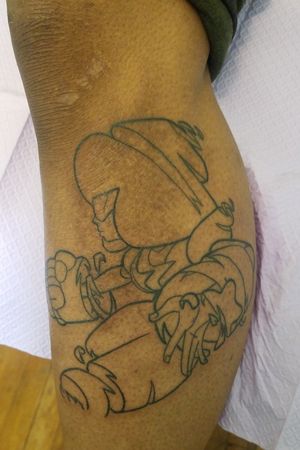 First session on #garnet from Steven universe done by @wolftattoos216 
