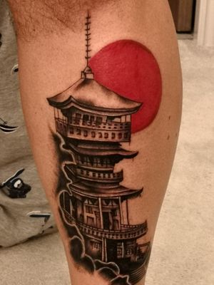 2nd part of my Japanese leg sleeve done today 
