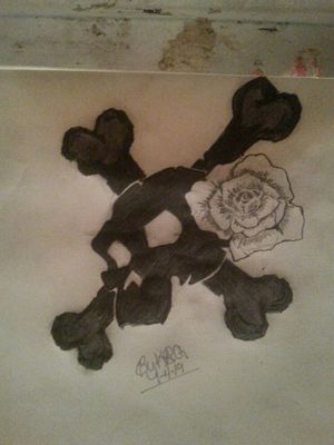 I drew this as well! I love skulls and this is the first one I have drawn that I want tattooed on me!