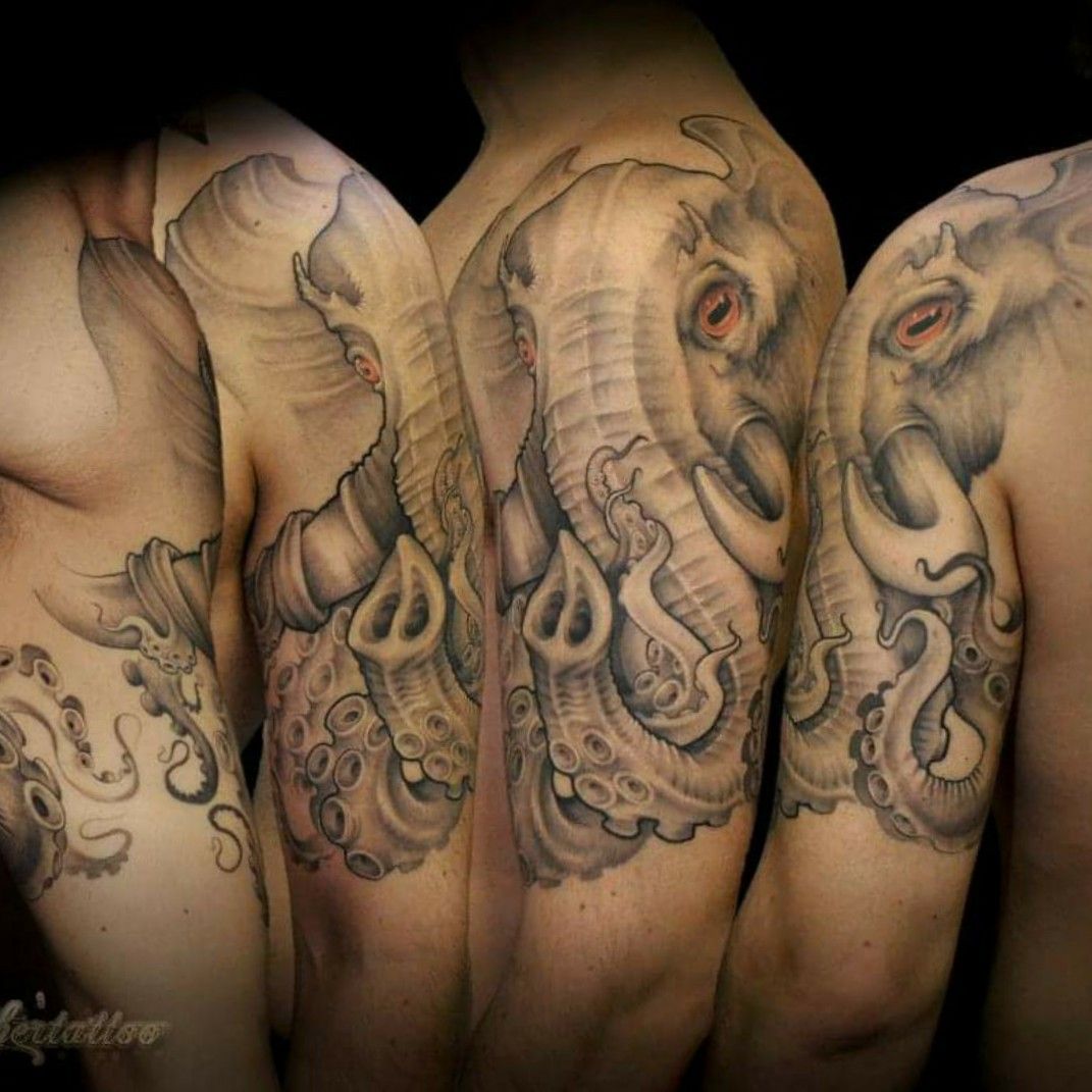 Three headed elephant Old  Endeavour Tattoo and Piercing  Facebook