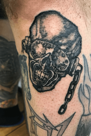 Megadeth rattlehead tattoo