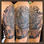 Cover up. After. For consultation or appointment call or text 0549859900#tat #tattoo #tattoos #blackandgreytattoo #brooklyn #brooklyntattoo #tribal #tribaltattoos #nyc #nyctattoos #queens #queenstattoo #tattooed #tattooart #tattooartist #tattoolife #tattooersubmission #polynesiantattoos #linework #colortattoo #watercolortattoo #coveruptattoo #moontattoo #colortattoo #coveruptattoo #eagletattoo #owl #owltattoo #diamond #diamndtattoo #rosetattoo #letherfacetattoo