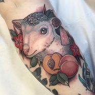 Traditional Lamb Tattoo