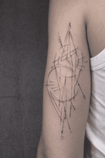 Custom designed #tattooartist #owndesign #blackandgrey #linework #dark #realism #geometric #smalltattoo #detail #dotwork